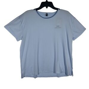 Under Armour Womens Vanish Energy SS 2.0 Athletic UA T Shirt Blue Large NEW‎